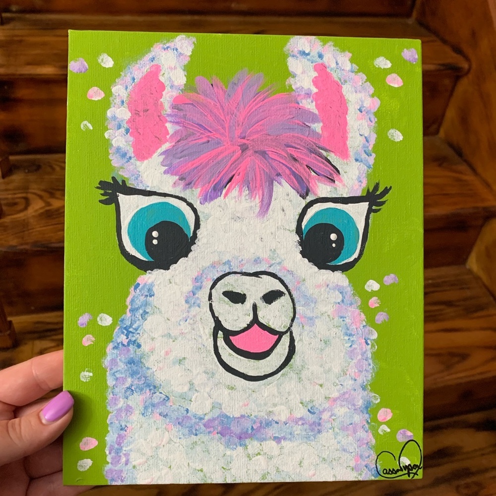 Original Llama Painting 🦙 - Picture 1 of 4